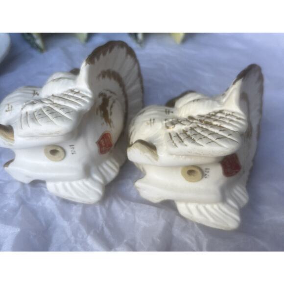 Lefton Turkey Salt & Pepper Shakers Japan #1241 Vintage - Picture 4 of 5